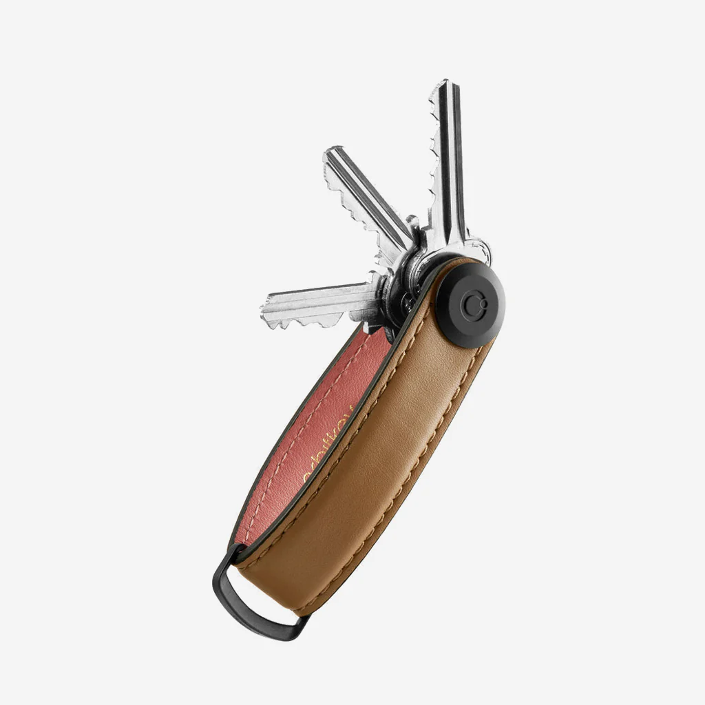 Orbitkey Key Organiser Leather Cocoa Rose - Image 6