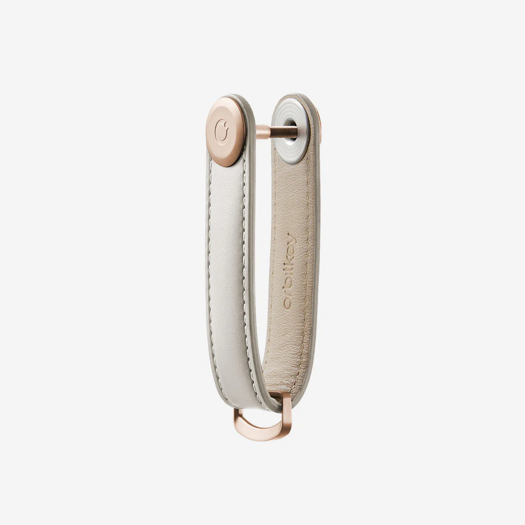 Orbitkey Key Organiser Leather Stone Grey - Image 5