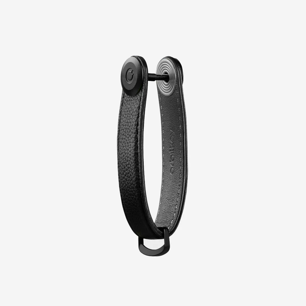 Orbitkey Key Organiser Pebbled Leather Caviar - Image 3