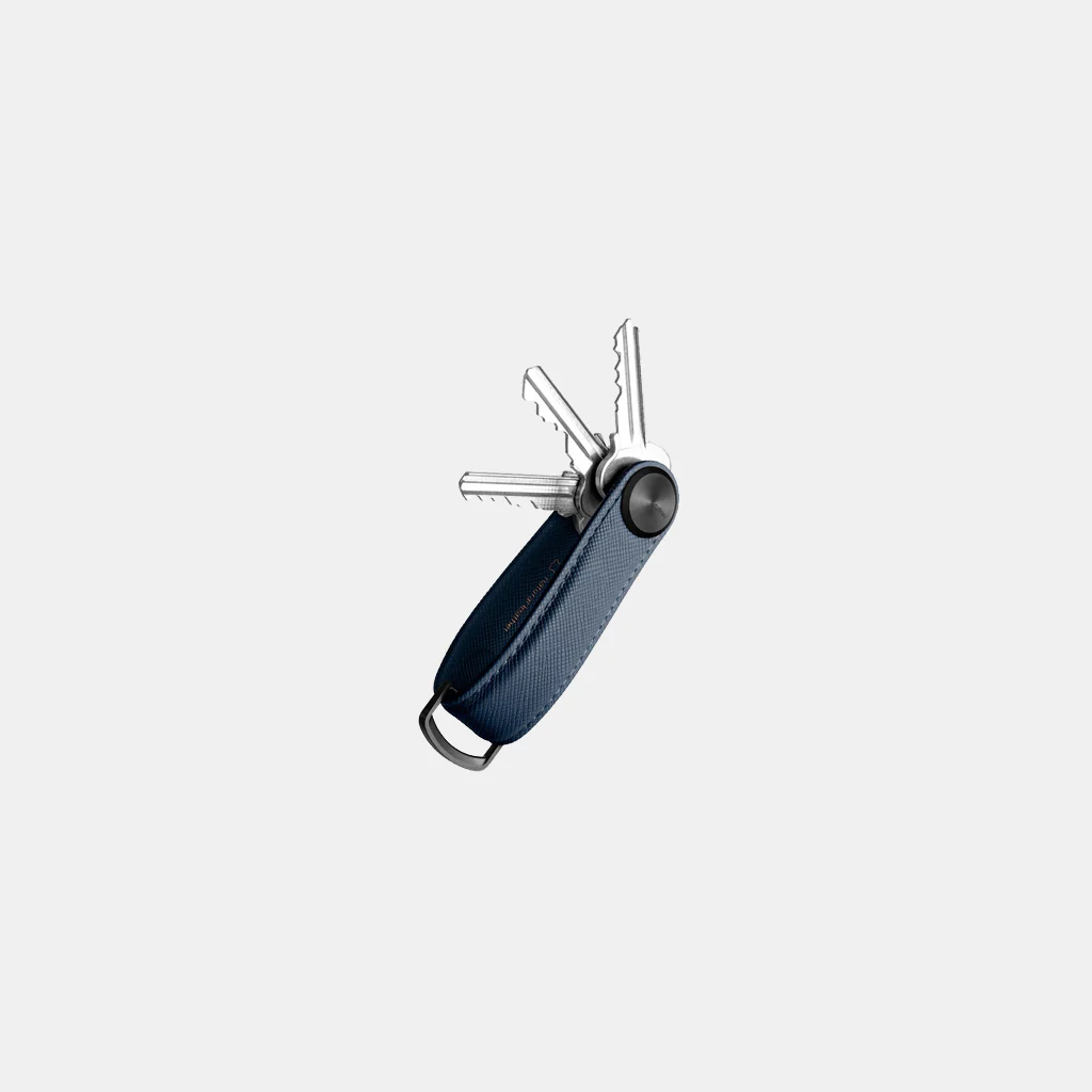 Orbitkey Key Organiser Pro Leather Saffiano Oxford Navy