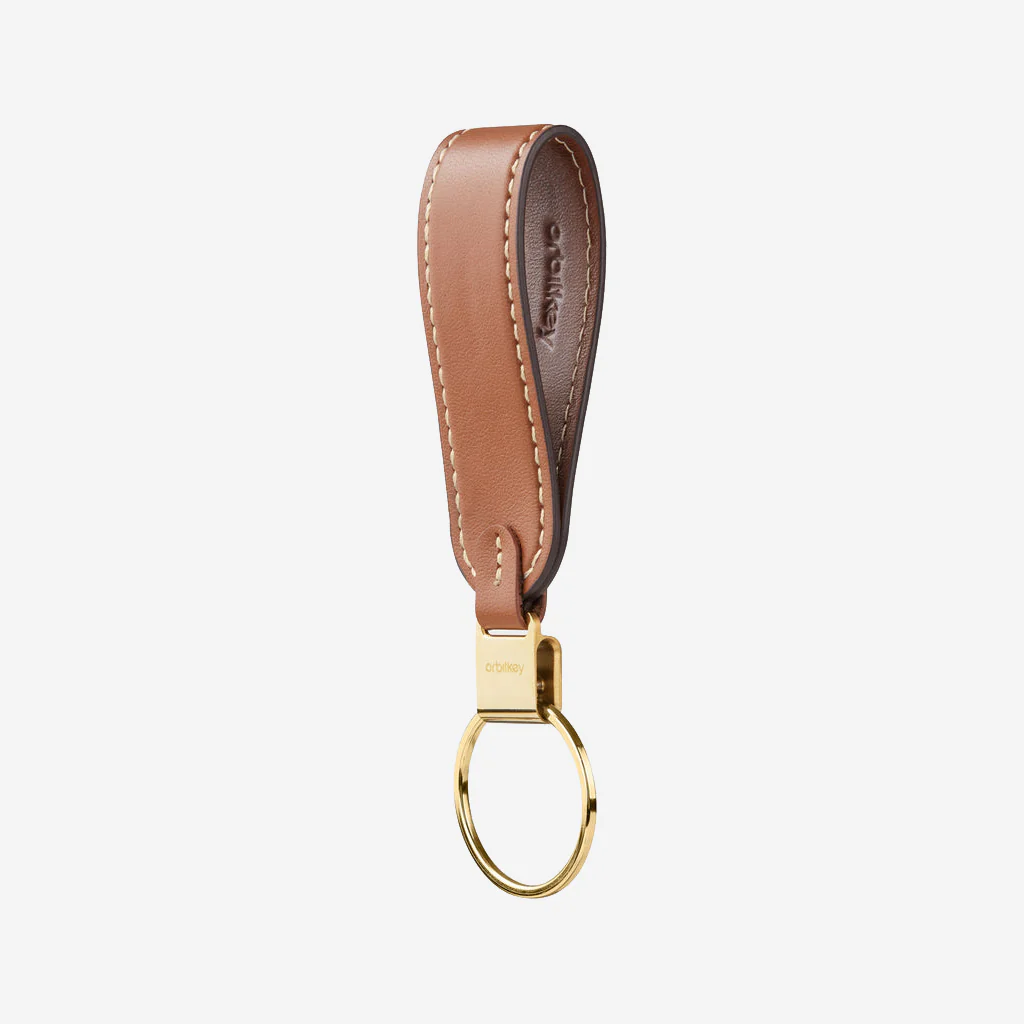 Orbitkey Loop Keychain Caramel - Image 6
