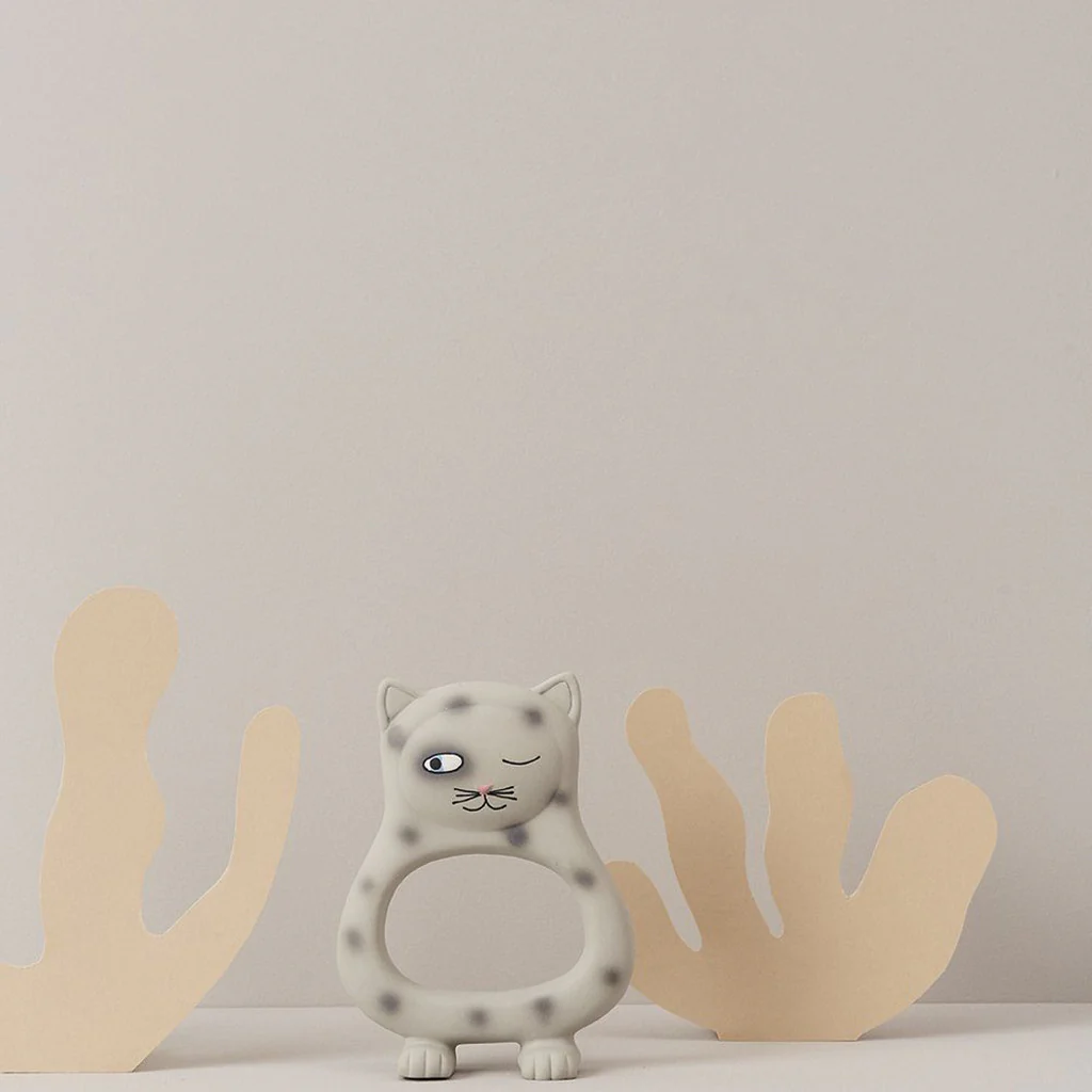 OYOY Living Baby Teether Benny Cat - Image 3