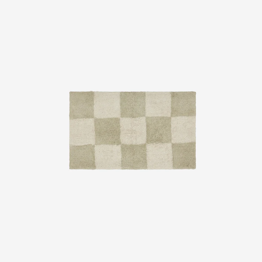 OYOY Living Chess Rug Small Clay