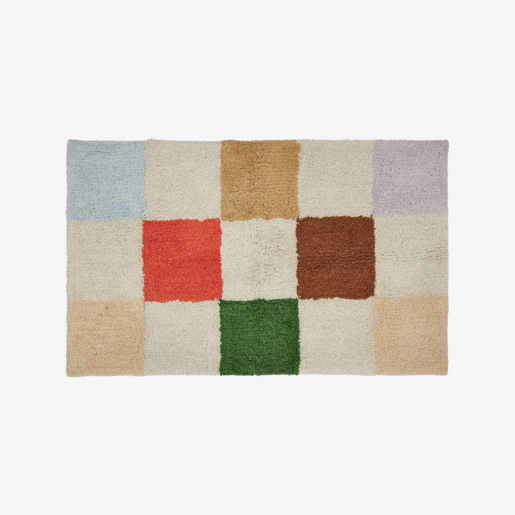 OYOY Living Chess Rug Small Multi - Image 4