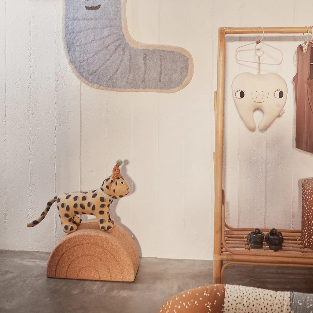 OYOY Living Cork Rainbow Balance Stool Seat - Image 3