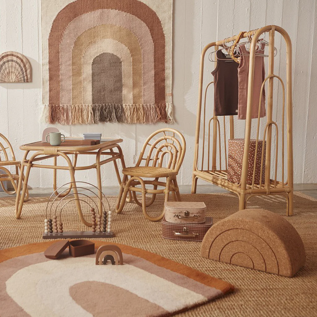 OYOY Living Cork Rainbow Balance Stool Seat - Image 5