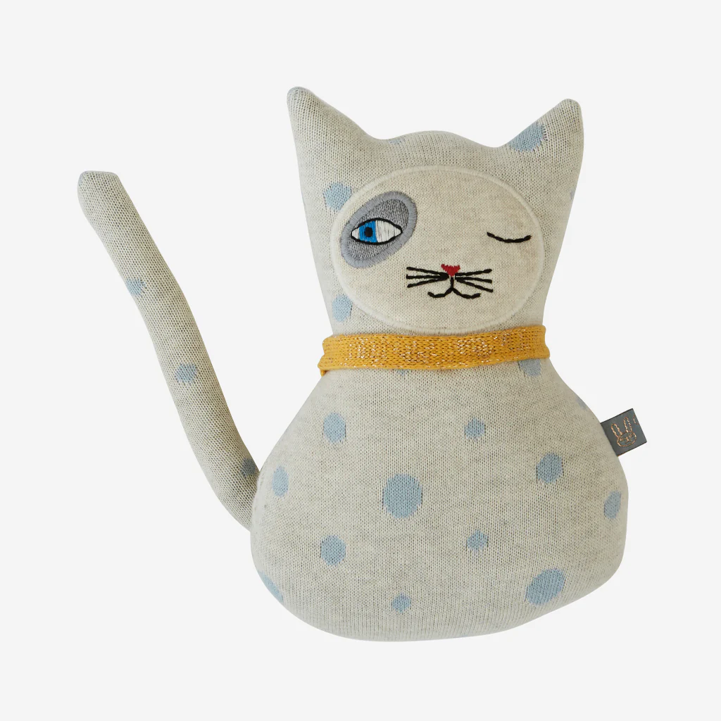 OYOY Living Darling Benny Baby Cat Soft Toy - Image 5