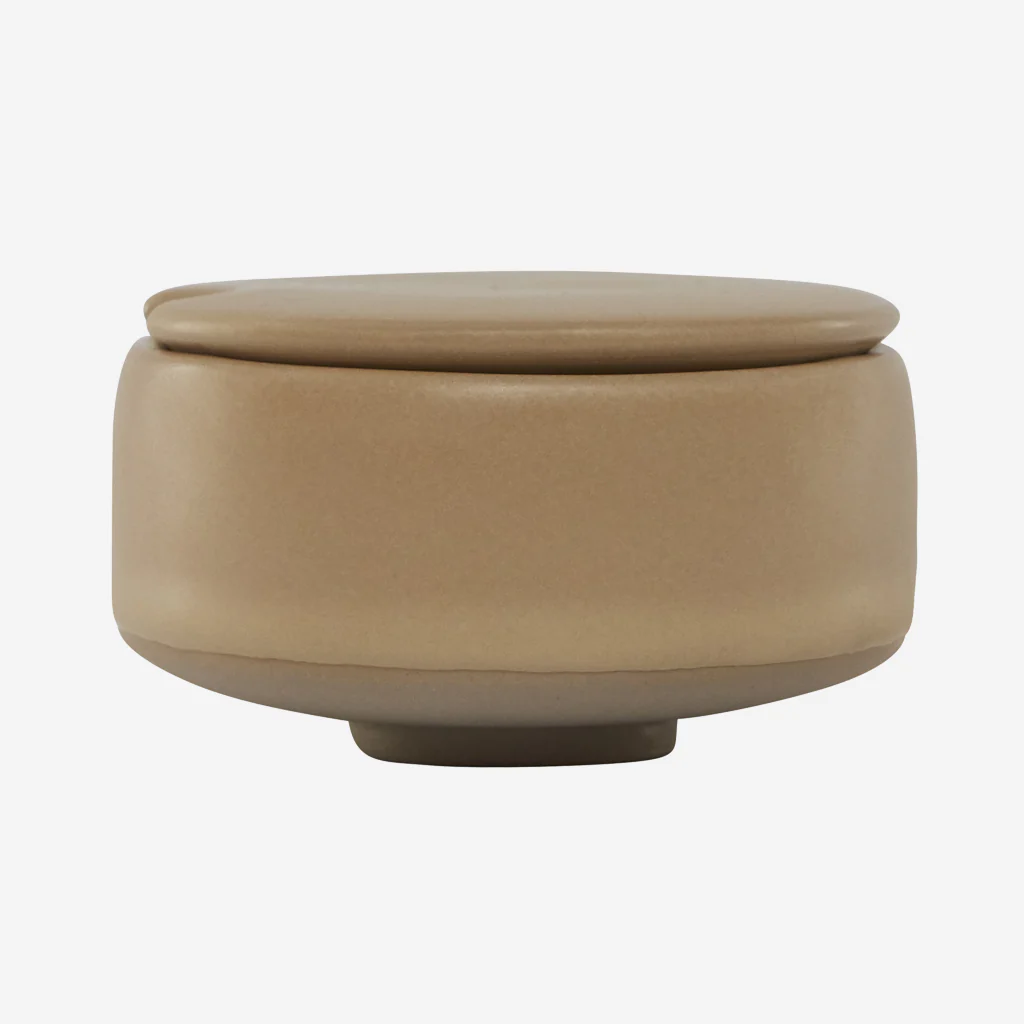 OYOY Living Hagi Ceramic Sugar Bowl Light Brown - Image 4