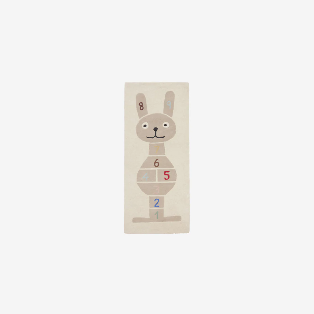 OYOY Living Hopscotch Rug Rabbit