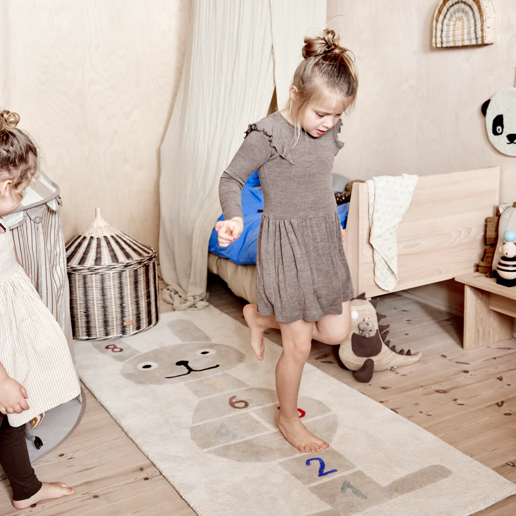 OYOY Living Hopscotch Rug Rabbit - Image 2