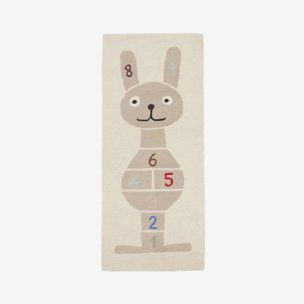 OYOY Living Hopscotch Rug Rabbit - Image 5
