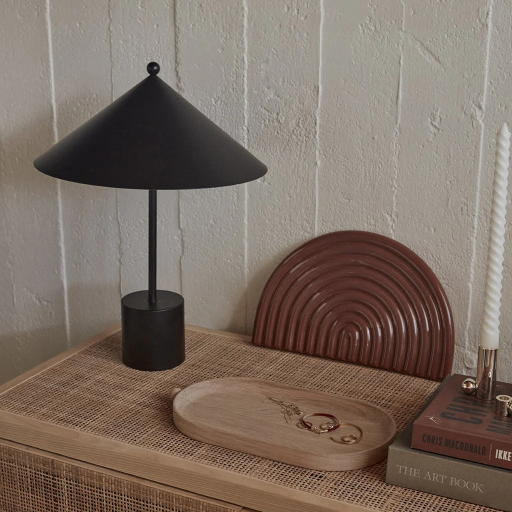OYOY Living Inka Oval Wood Tray - Image 3