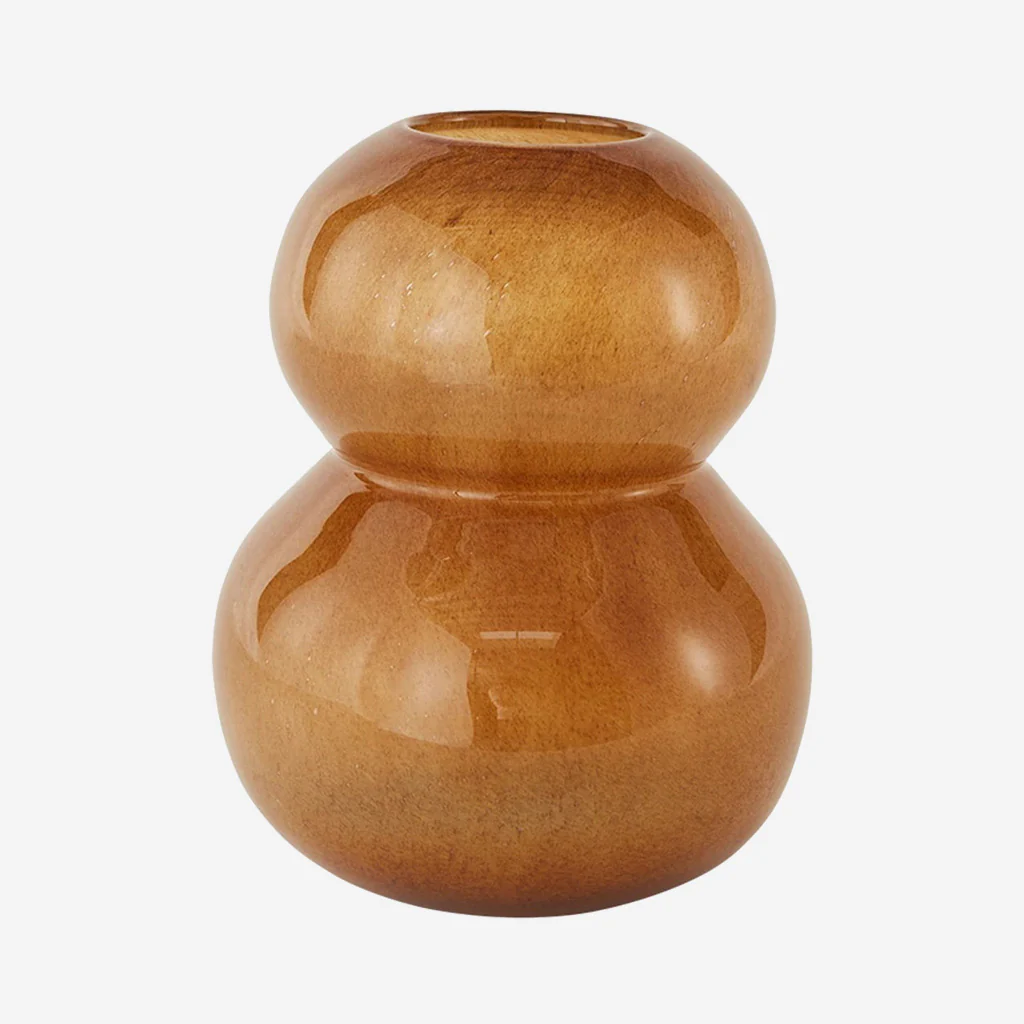 OYOY Living Lasi Vase Large Amber brown - Image 4