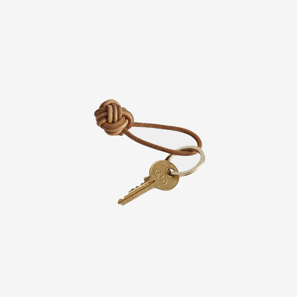 OYOY Living Leather Keyring Knot