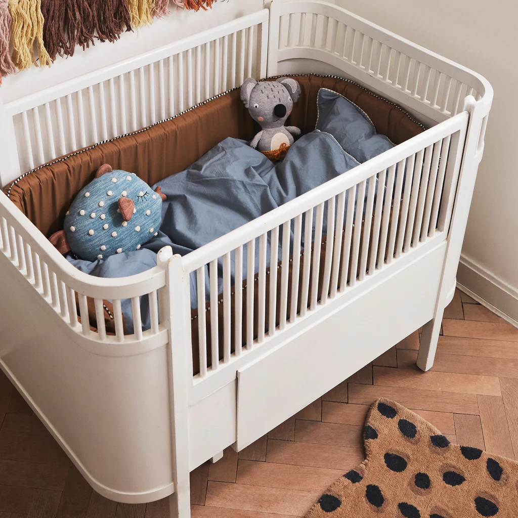 OYOY Living Little Finn Fish Cushion Blue - Image 5