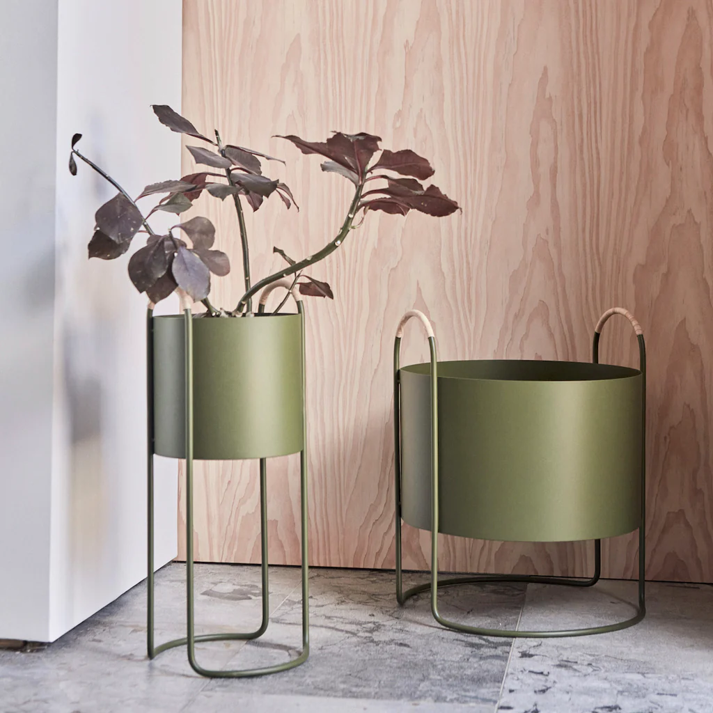 OYOY Living Maki Plant Box High Olive - Image 2
