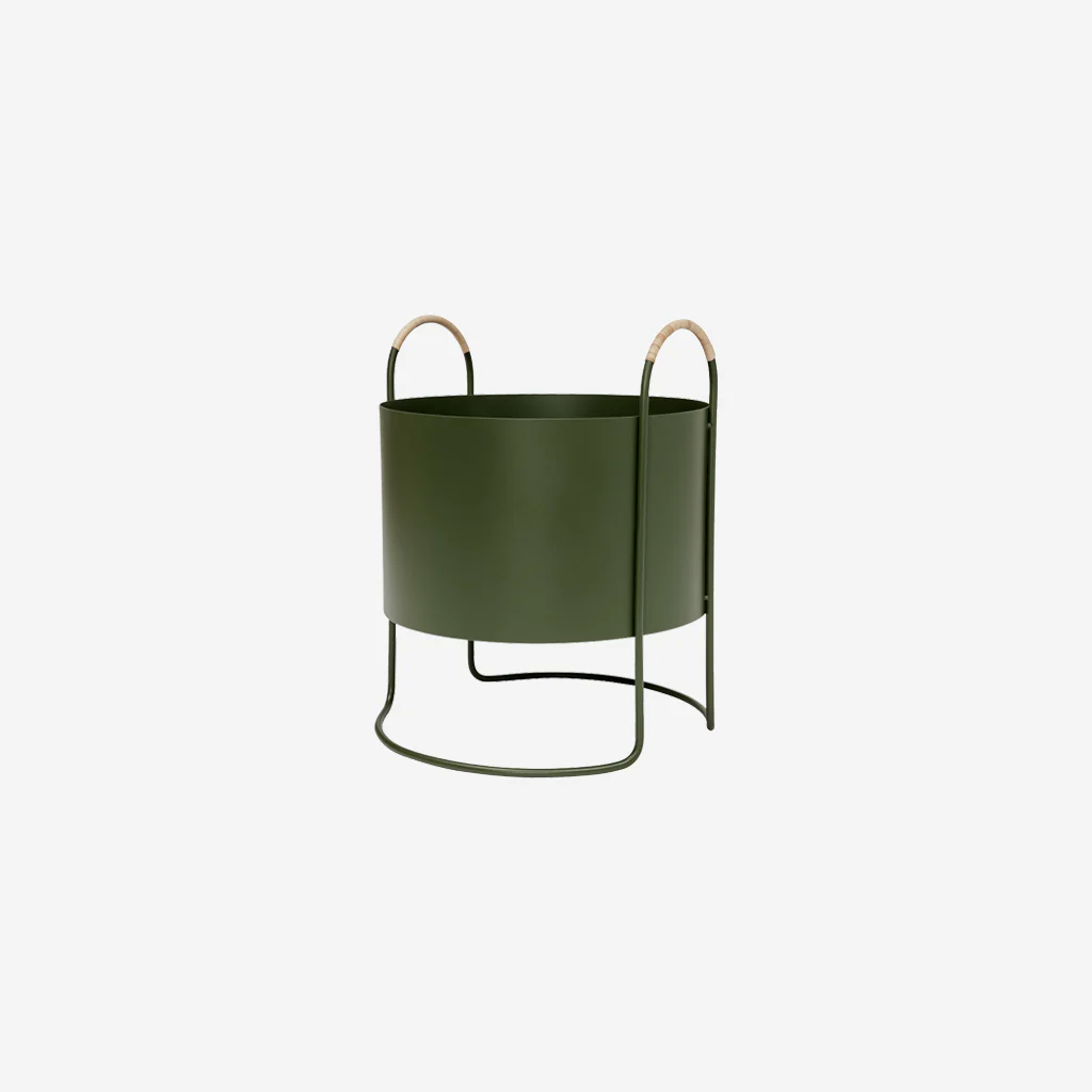 OYOY Living Maki Plant Box Low Olive