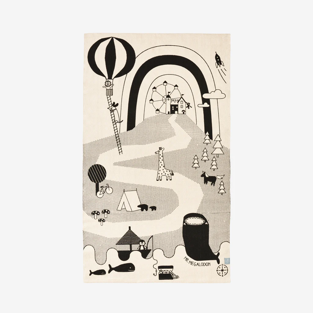 OYOY Living Mr. Megalodon Adventure Rug - Image 2