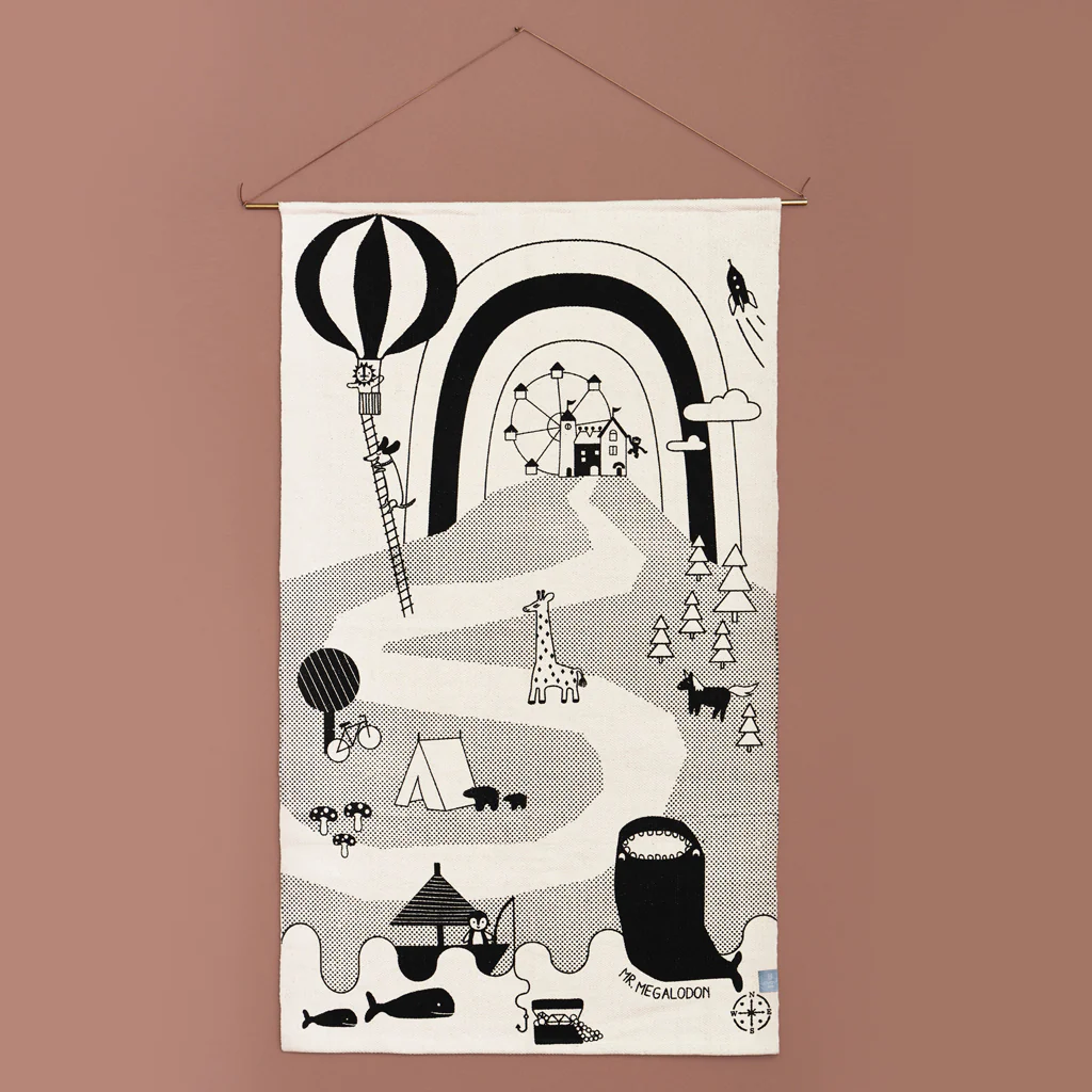 OYOY Living Mr. Megalodon Adventure Rug - Image 3
