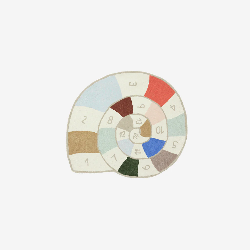 OYOY Living Nautilus Hopscotch Rug Multi