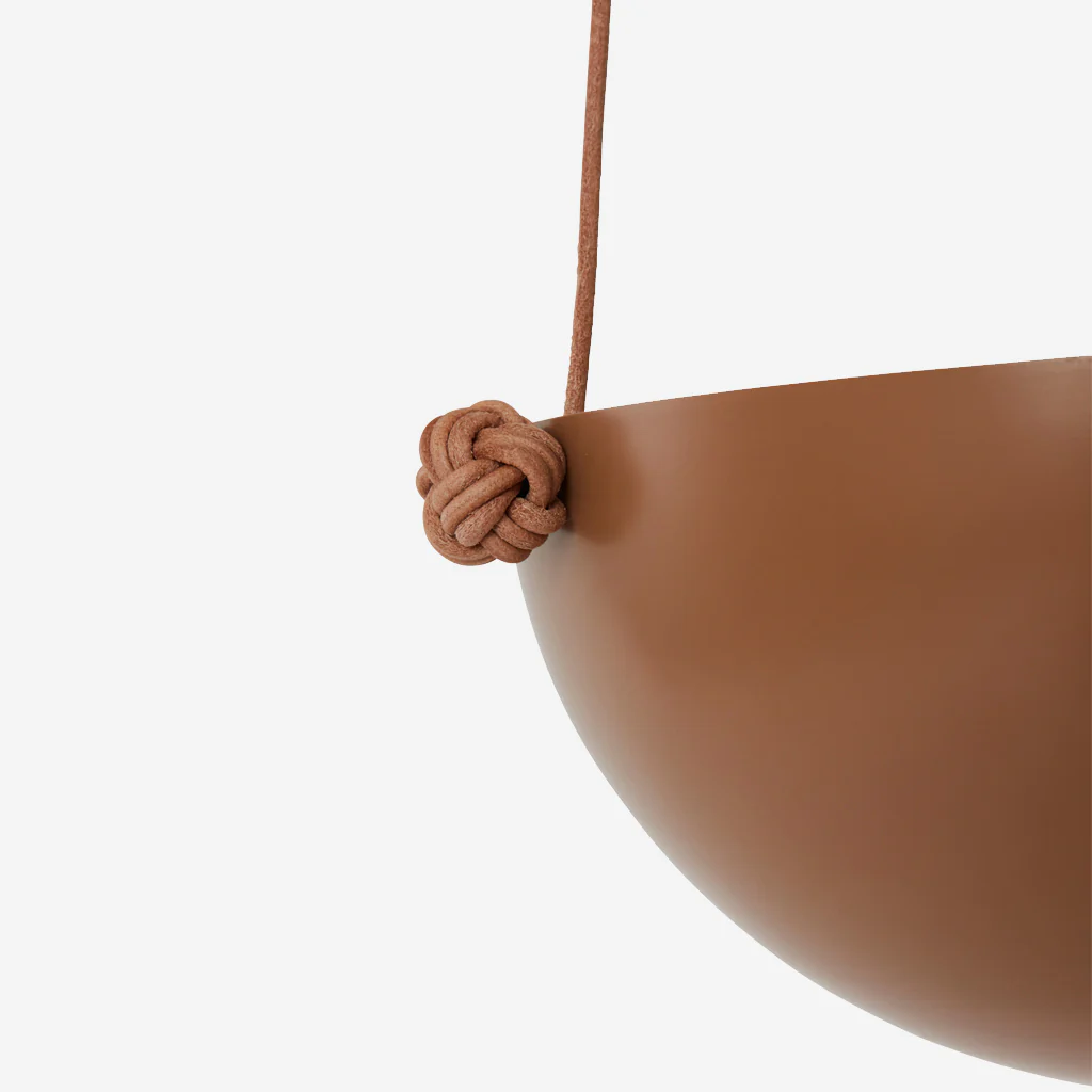 OYOY Living Pif Paf Puf Hanging Planter Storage Single Nougat - Image 2