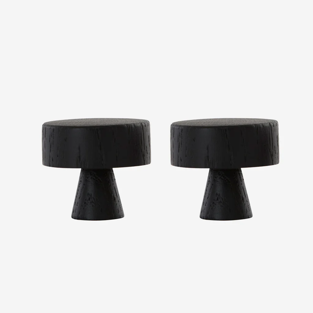 OYOY Living Pin Hook Black Oak Large 2 Pack - Image 2