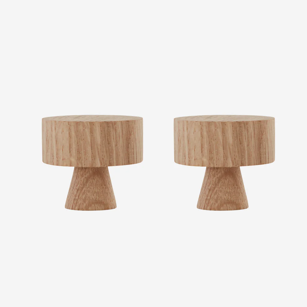 OYOY Living Pin Hook Oak Large 2 Pack - Image 2