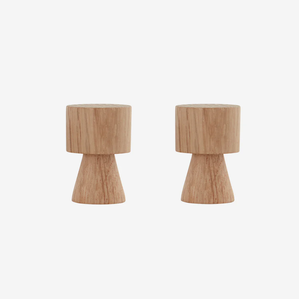 OYOY Living Pin Hook Oak Small 2 Pack - Image 2