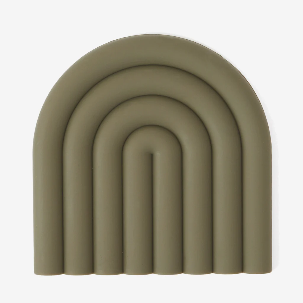 OYOY Living Rainbow Trivet Olive - Image 2