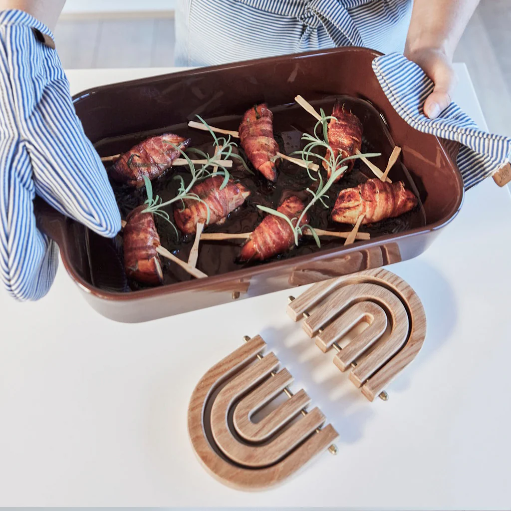 OYOY Living Rainbow Wooden Trivet - Image 3