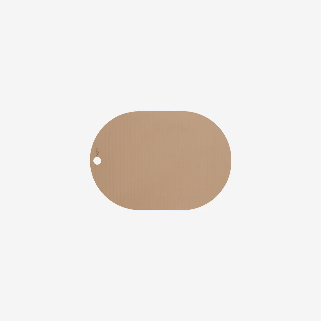 OYOY Living Ribbo Silicone Placemat Pack Camel