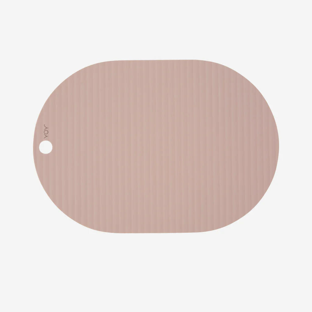 OYOY Living Ribbo Silicone Placemat Pack Rose - Image 2