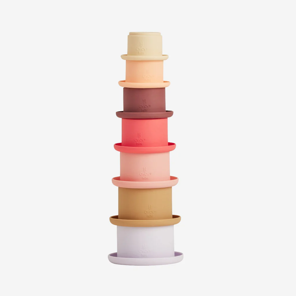 OYOY Living Tawa Stacking Cups Cherry - Image 5