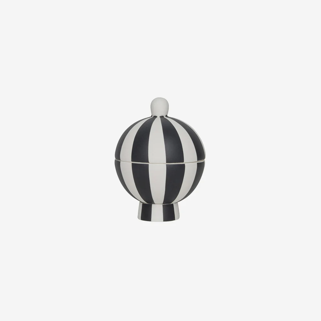 OYOY Living Toppu Bonbonniere Black White