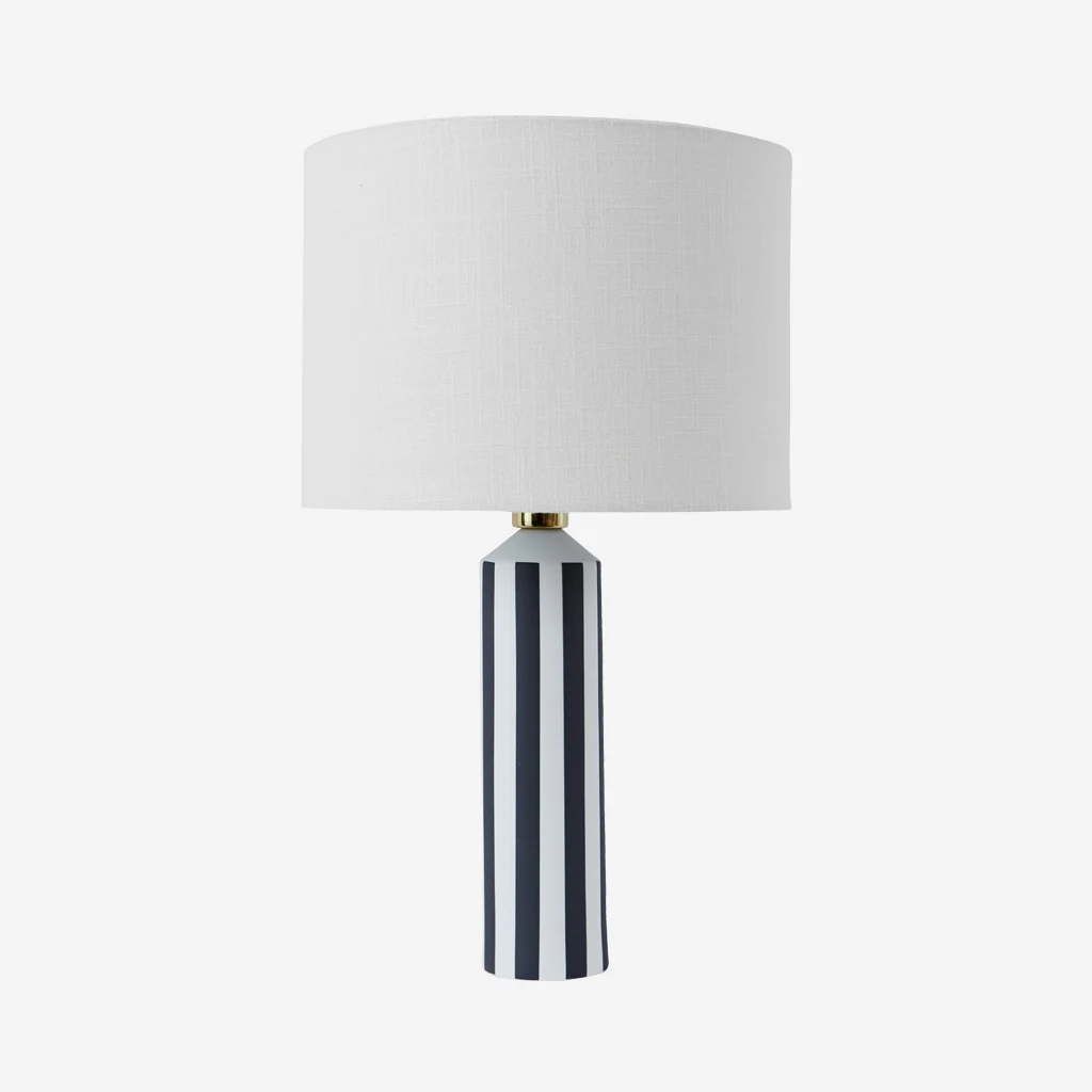 OYOY Living Toppu Ceramic Lamp Black White - Image 5