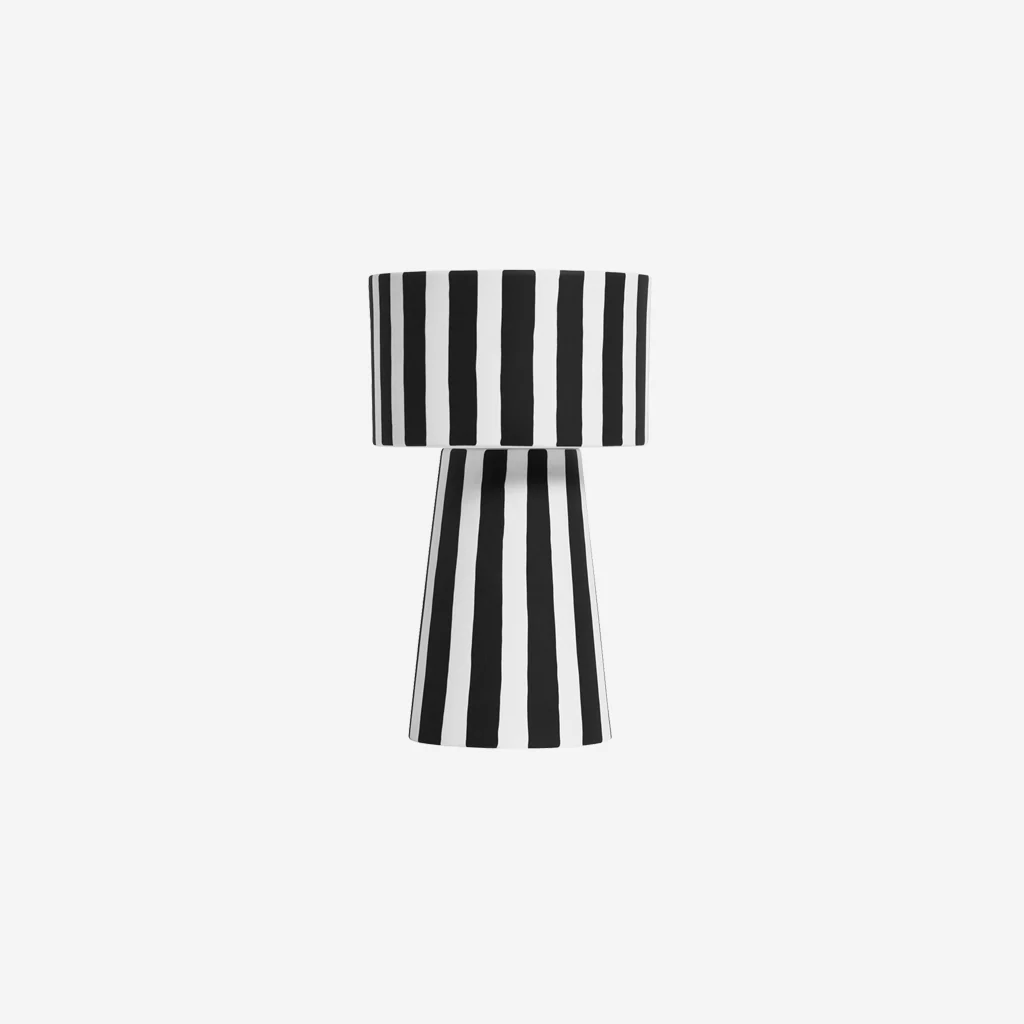 OYOY Living Toppu Pot Large Black White
