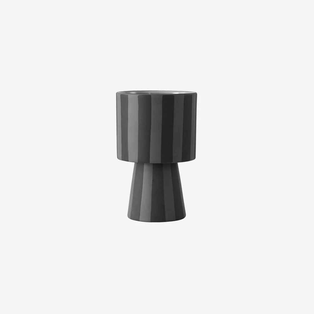OYOY Living Toppu Pot Small Black Grey