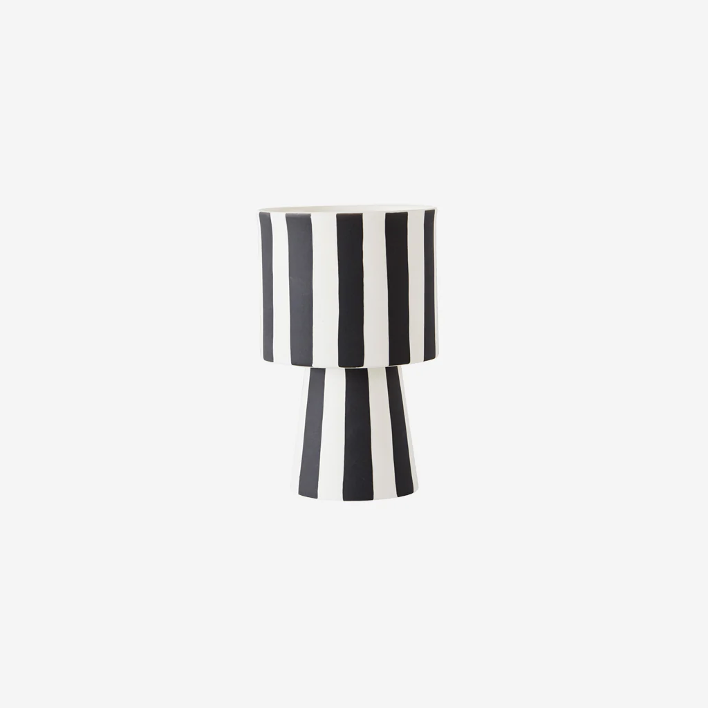 OYOY Living Toppu Pot Small Black White