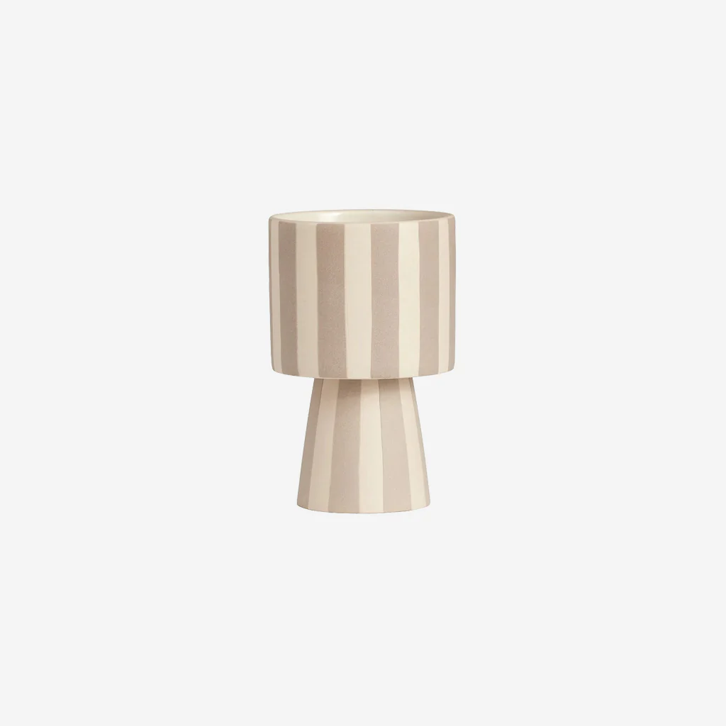 OYOY Living Toppu Pot Small Clay White