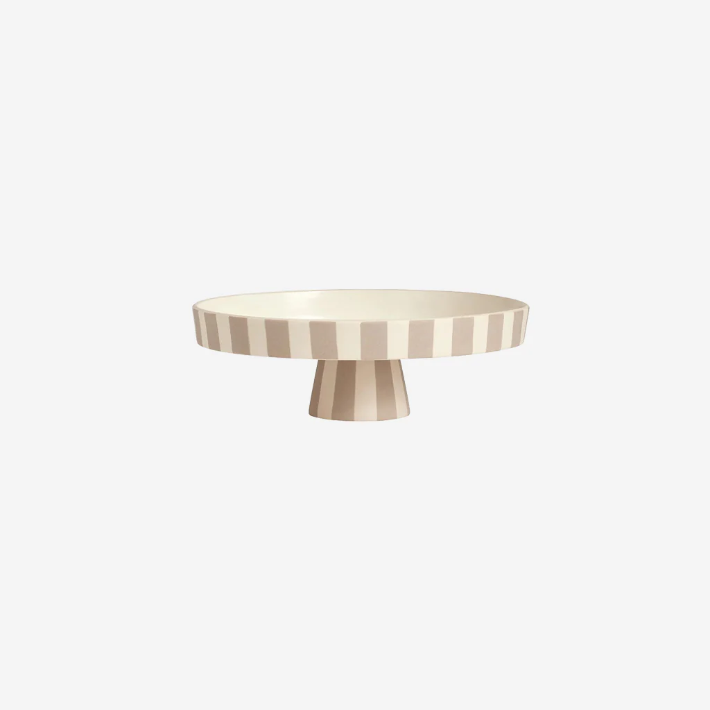 OYOY Living Toppu Tray Large Clay White