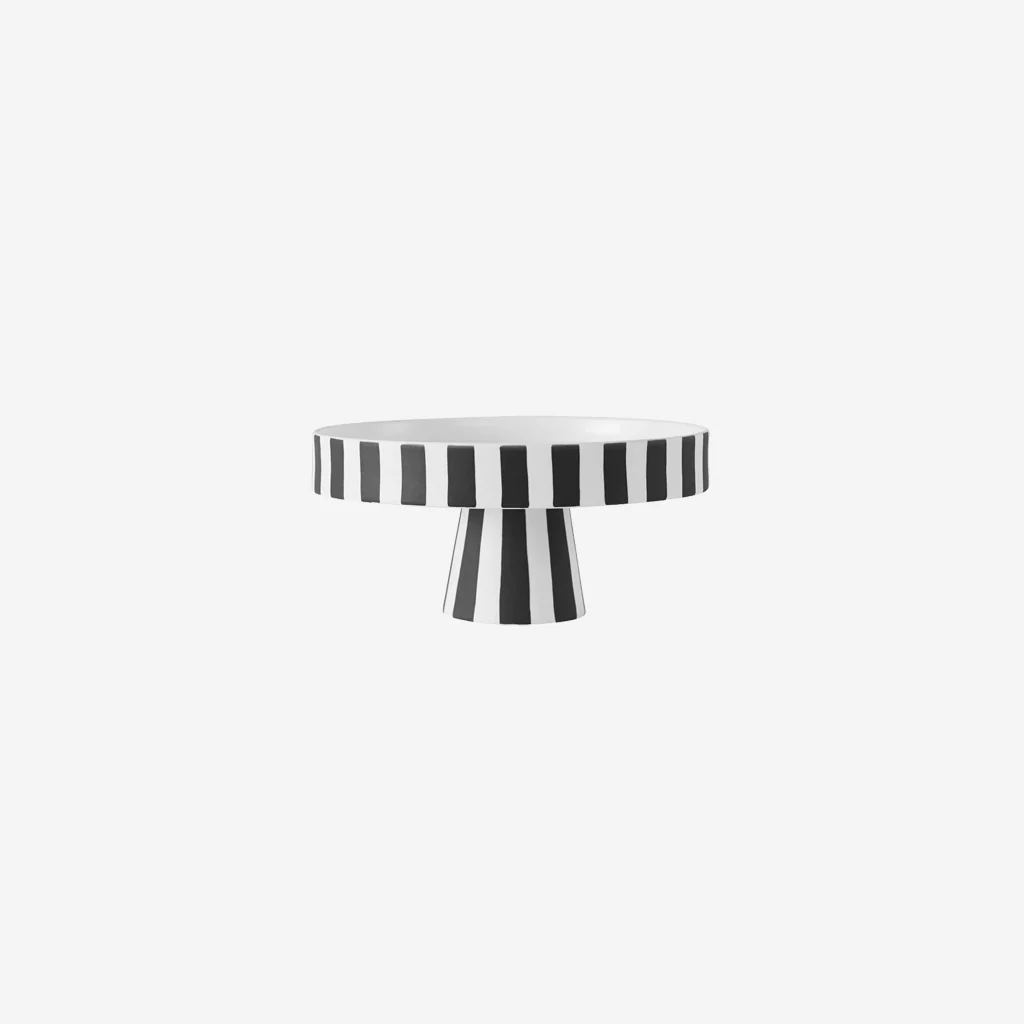 OYOY Living Toppu Tray Small Black White