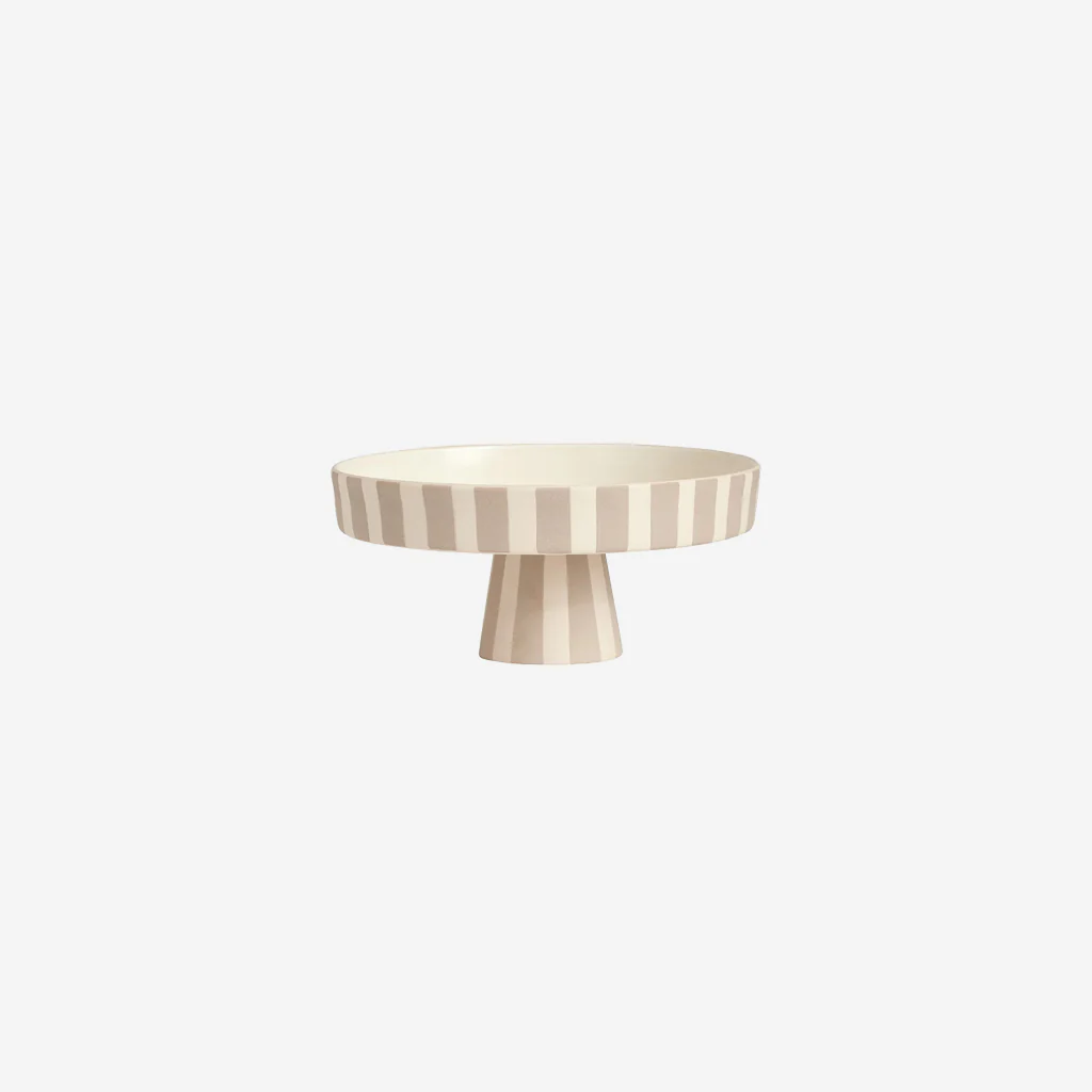 OYOY Living Toppu Tray Small Clay White