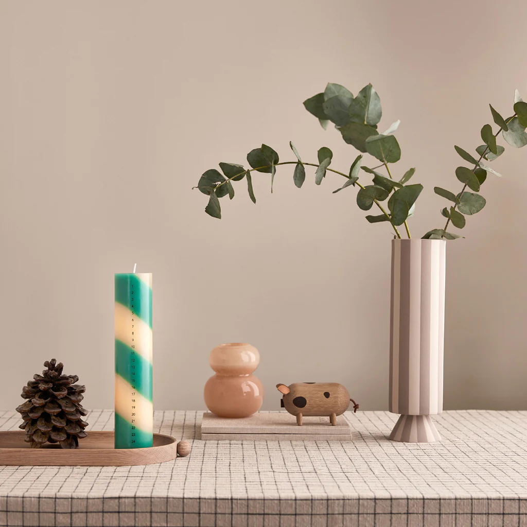 OYOY Living Toppu Vase High Clay White - Image 2