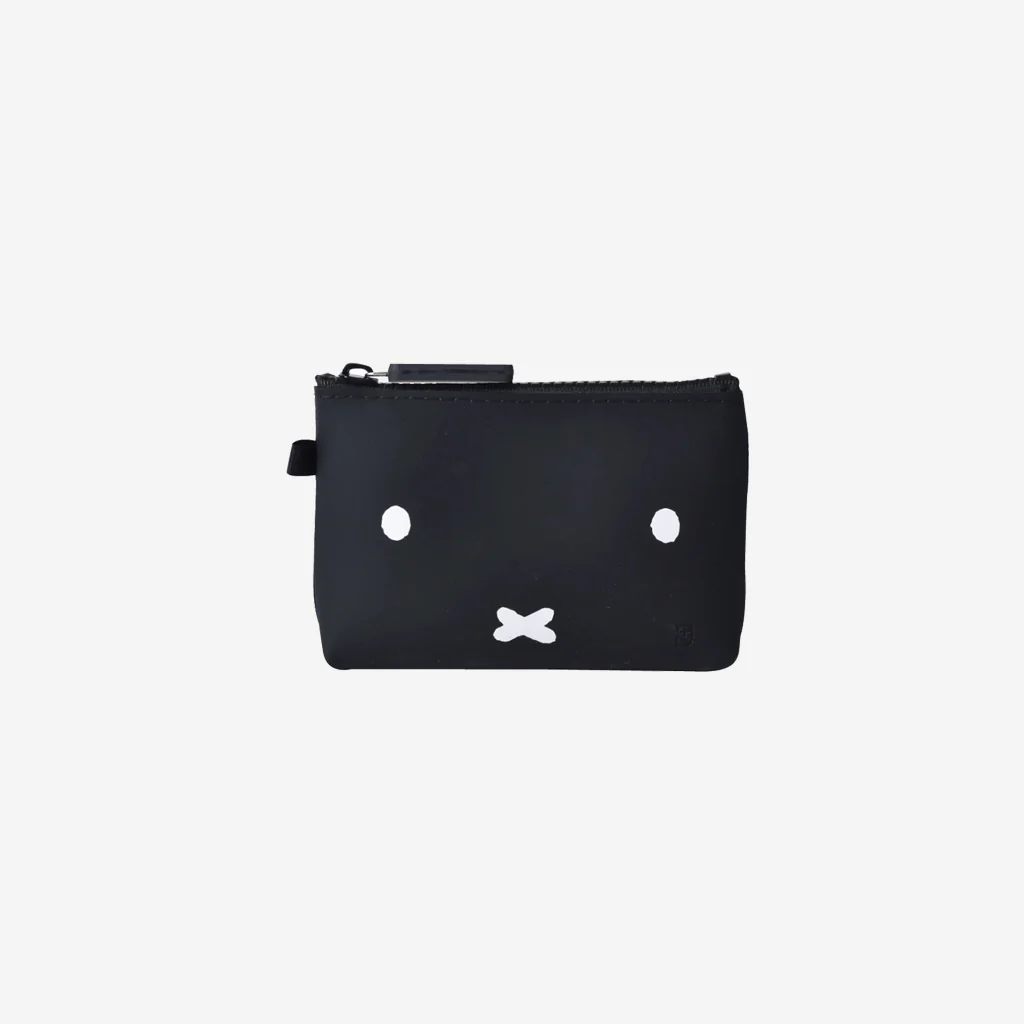 P+G Design Miffy Nuu Zipper Pouch Face Black