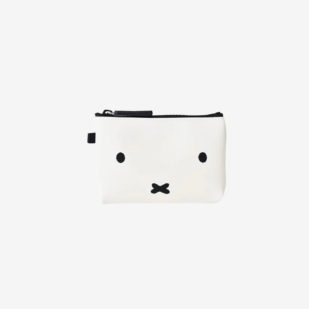 P+G Design Miffy Nuu Zipper Pouch Face White