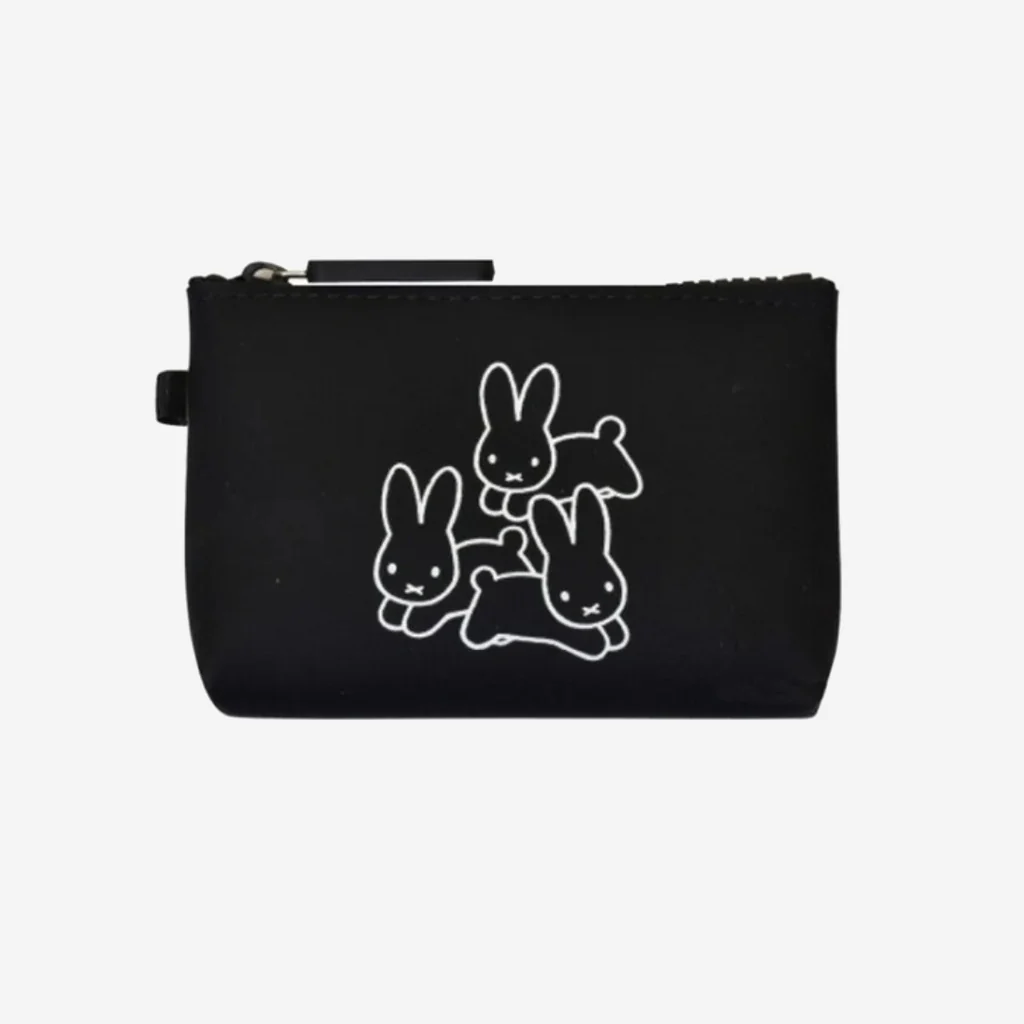 P+G Design Miffy Nuu Zipper Pouch Friends Black - Image 2
