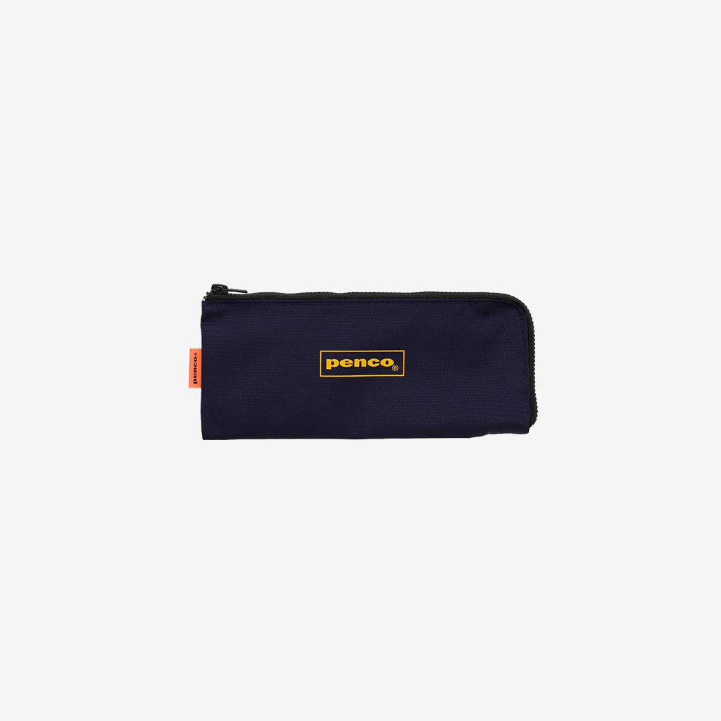 Penco Flat Pen Case Dark Blue