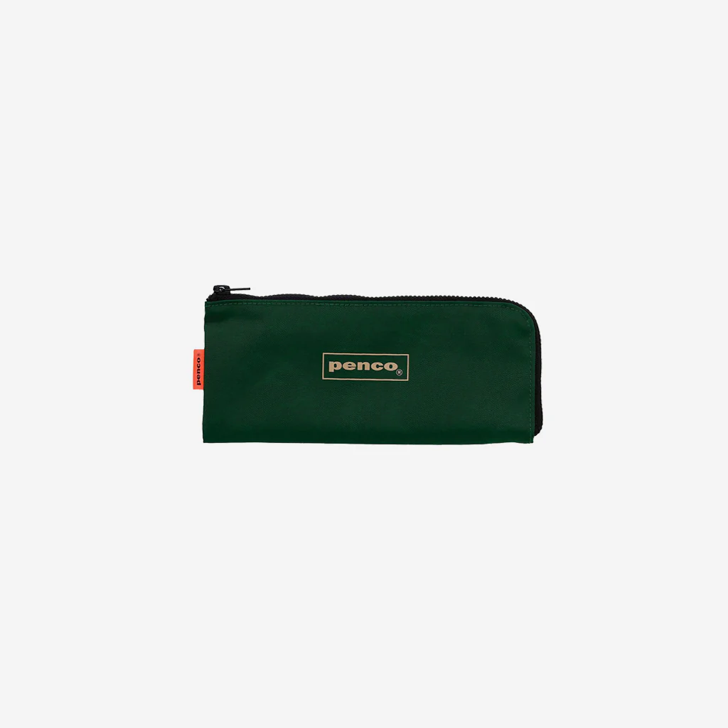 Penco Flat Pen Case Dark Green