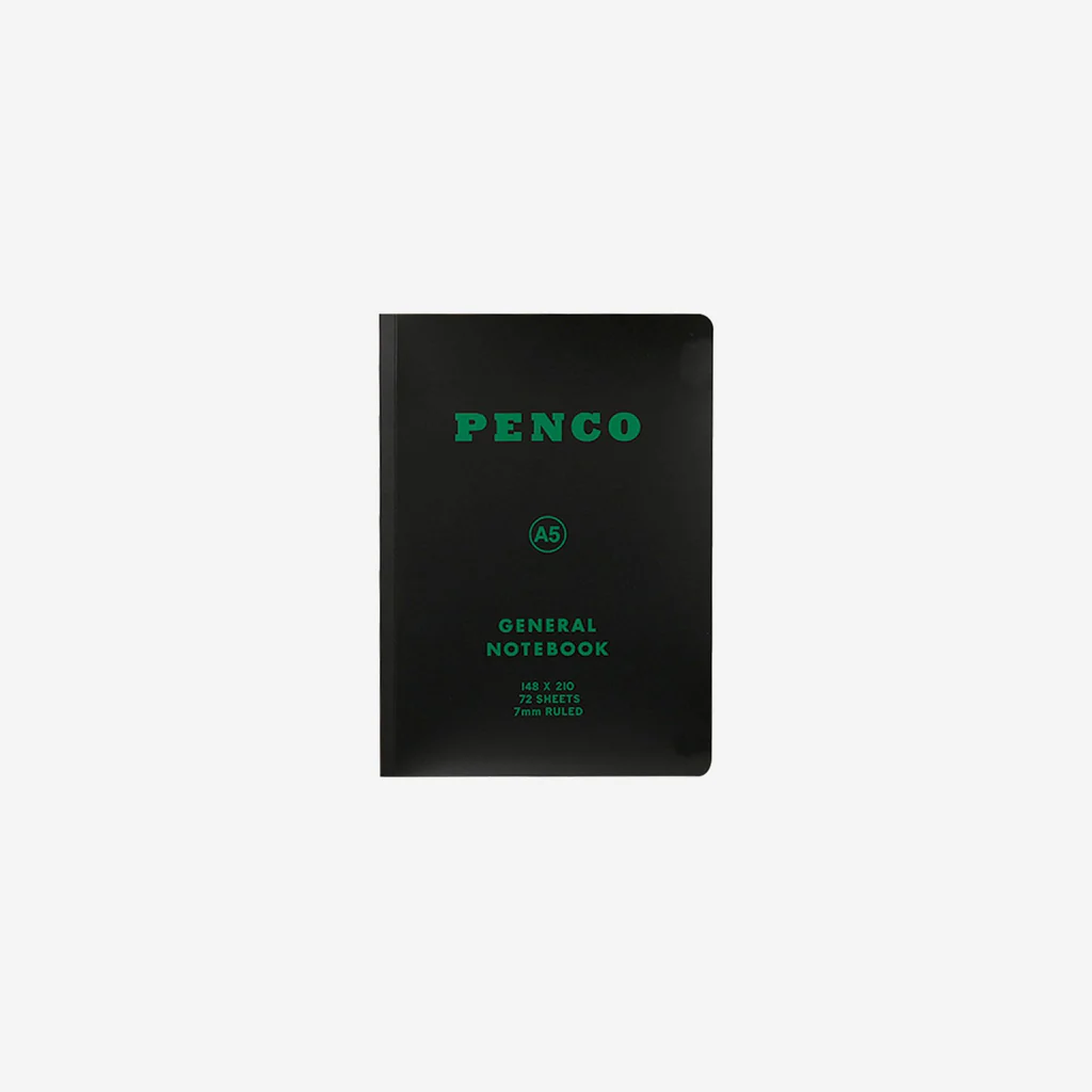 Penco General Notebook A5 Black