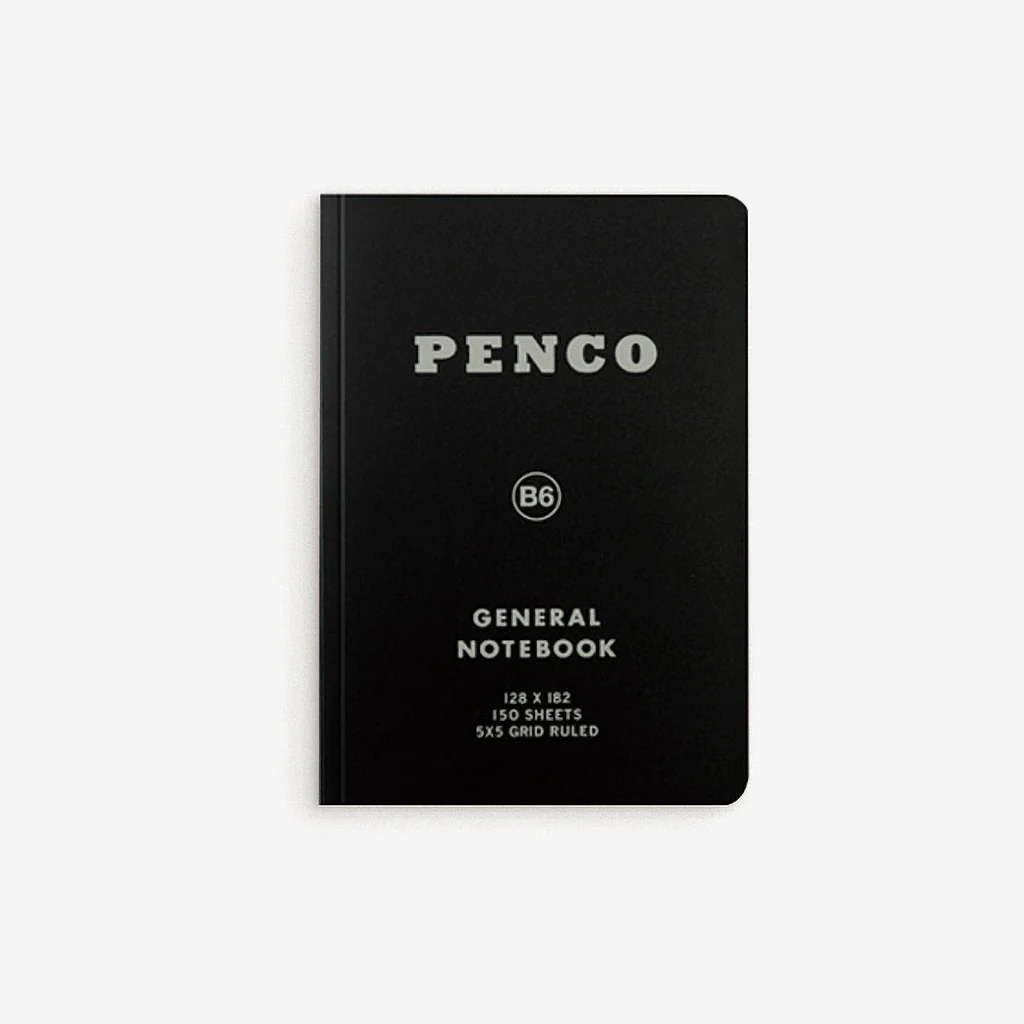 Penco General Notebook Grid B6 Black - Image 2